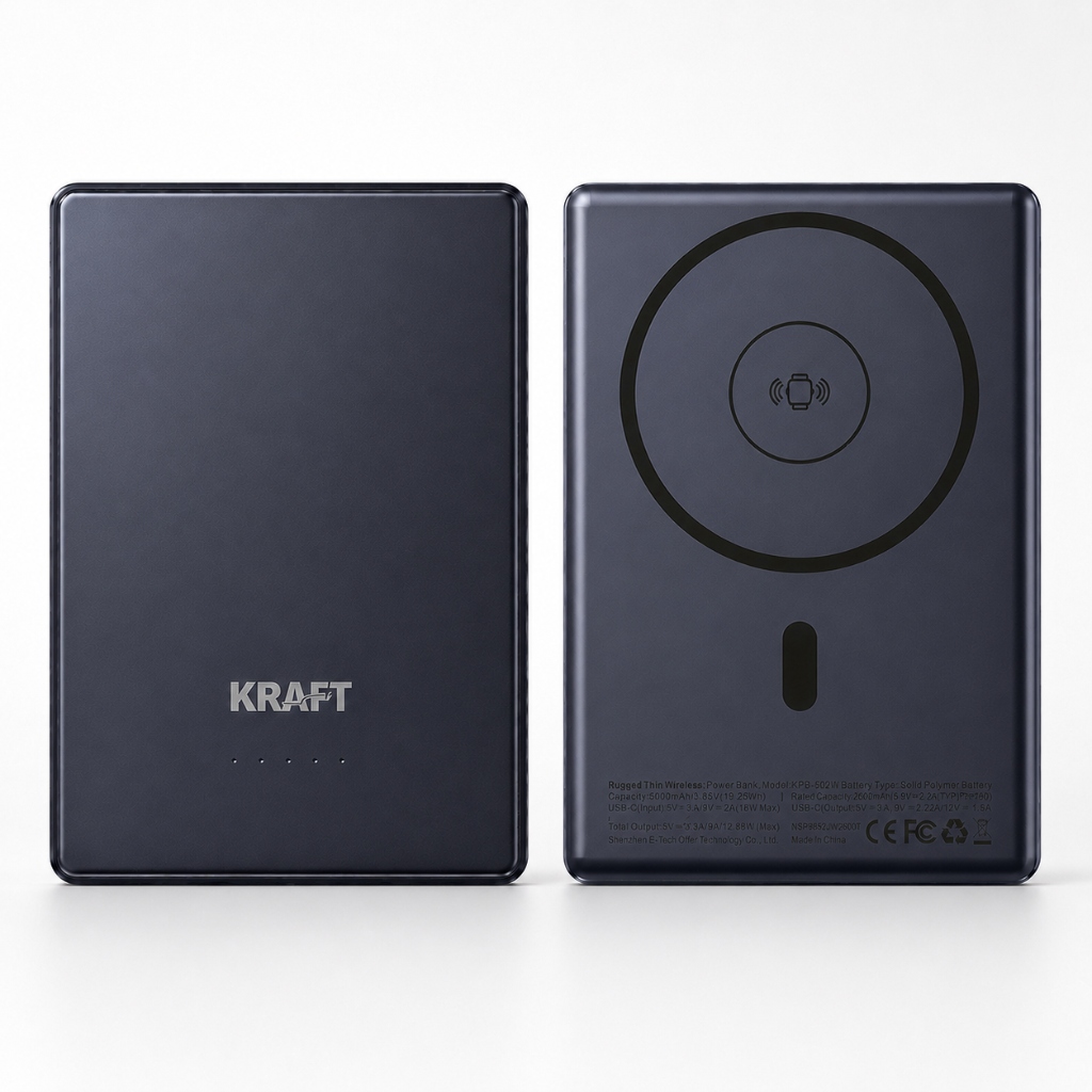 Premium Powerbank – Fram & Bak