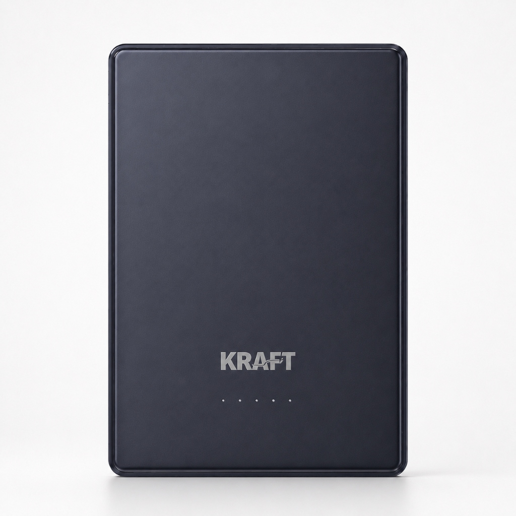 Premium Powerbank – Framsida