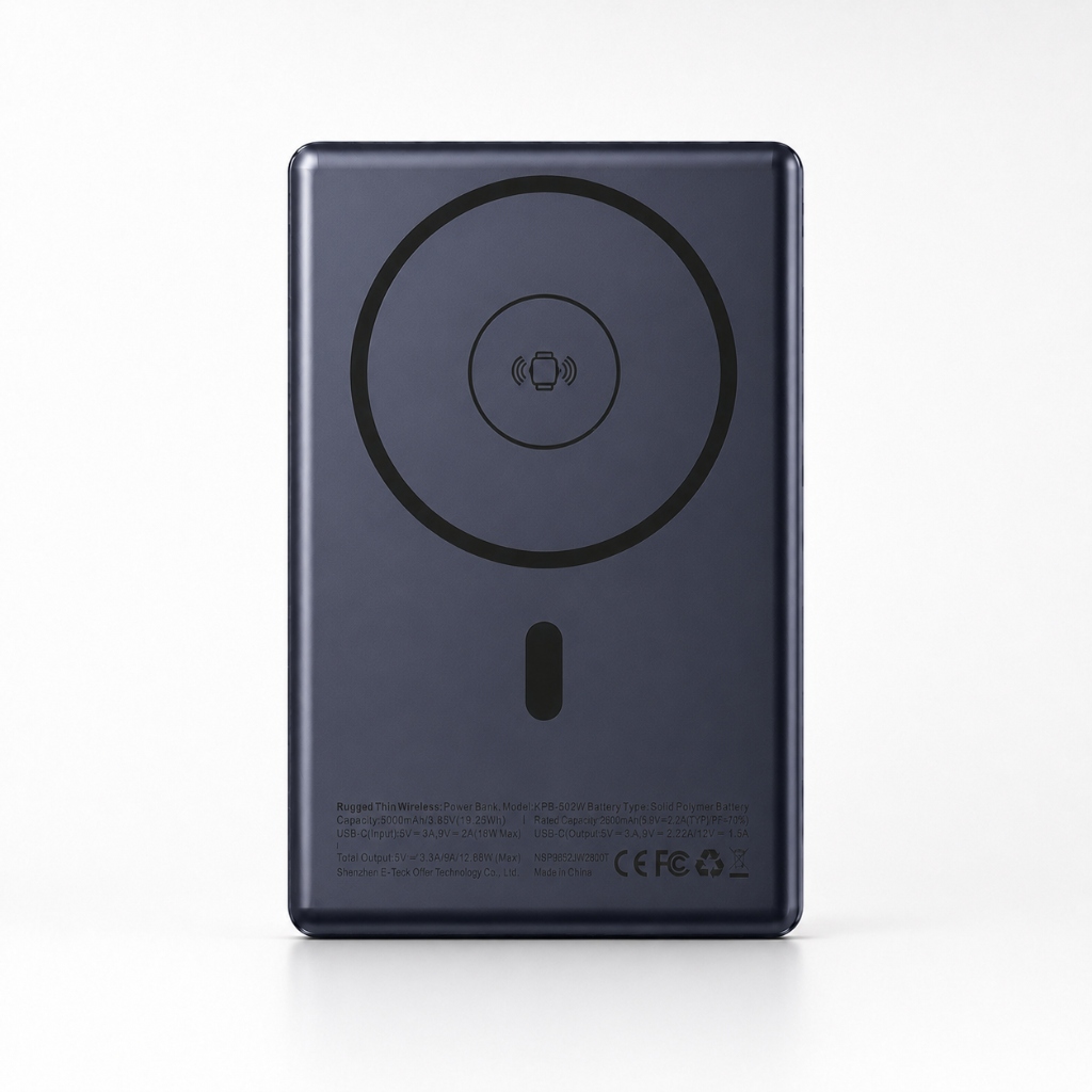 Premium Powerbank – Baksida Magnetisk