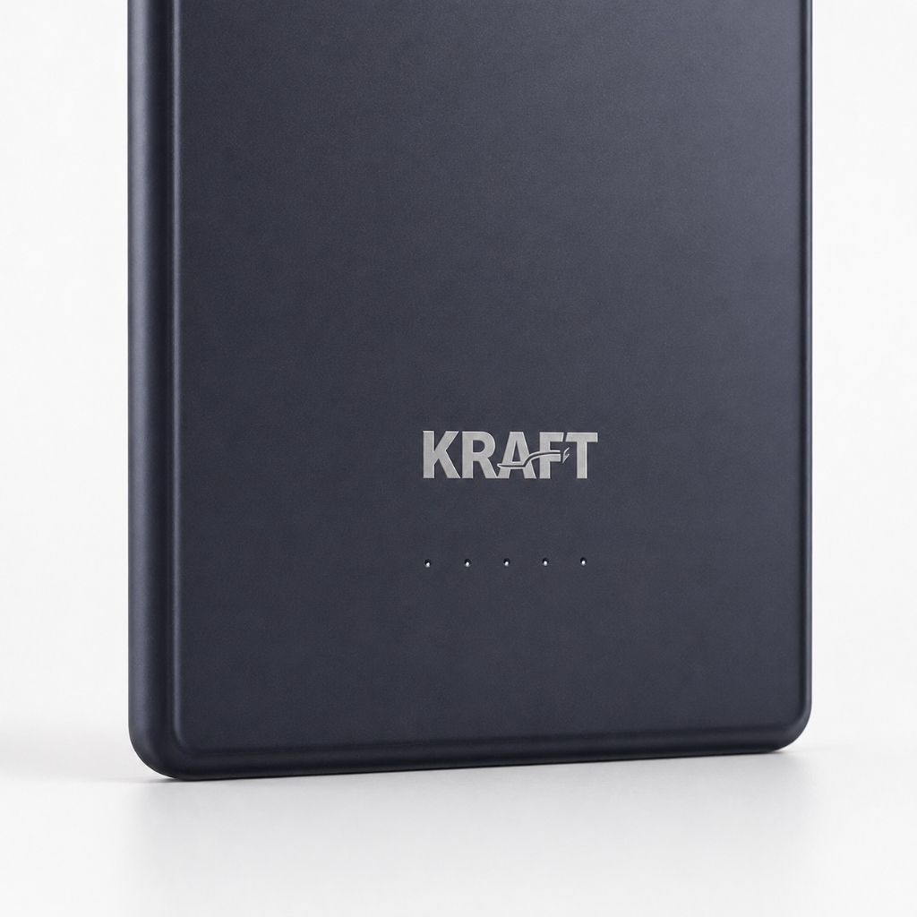 Premium Powerbank – LED Detalj